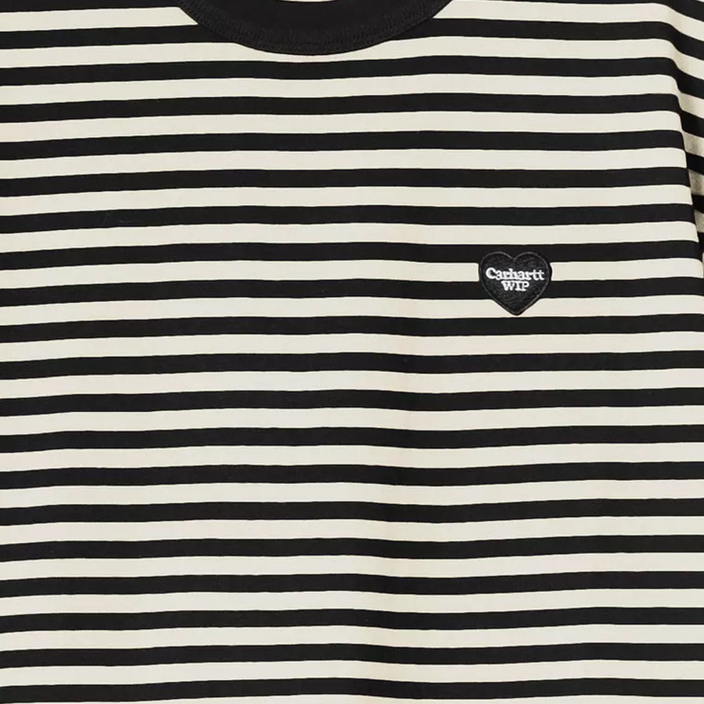 Carhartt Wip Damen S/S Essy T-Shirt Stripe Black Wax