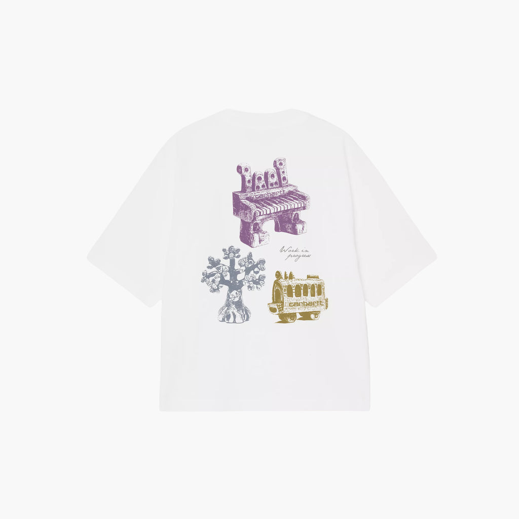Carhartt WIP Women SS Forma T-Shirt - White