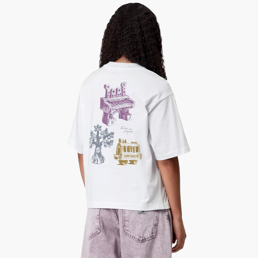 Carhartt WIP Women SS Forma T-Shirt - White