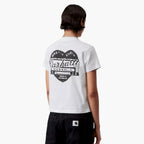 Carhartt WIP Women's SS Garble T-Shirt - White
