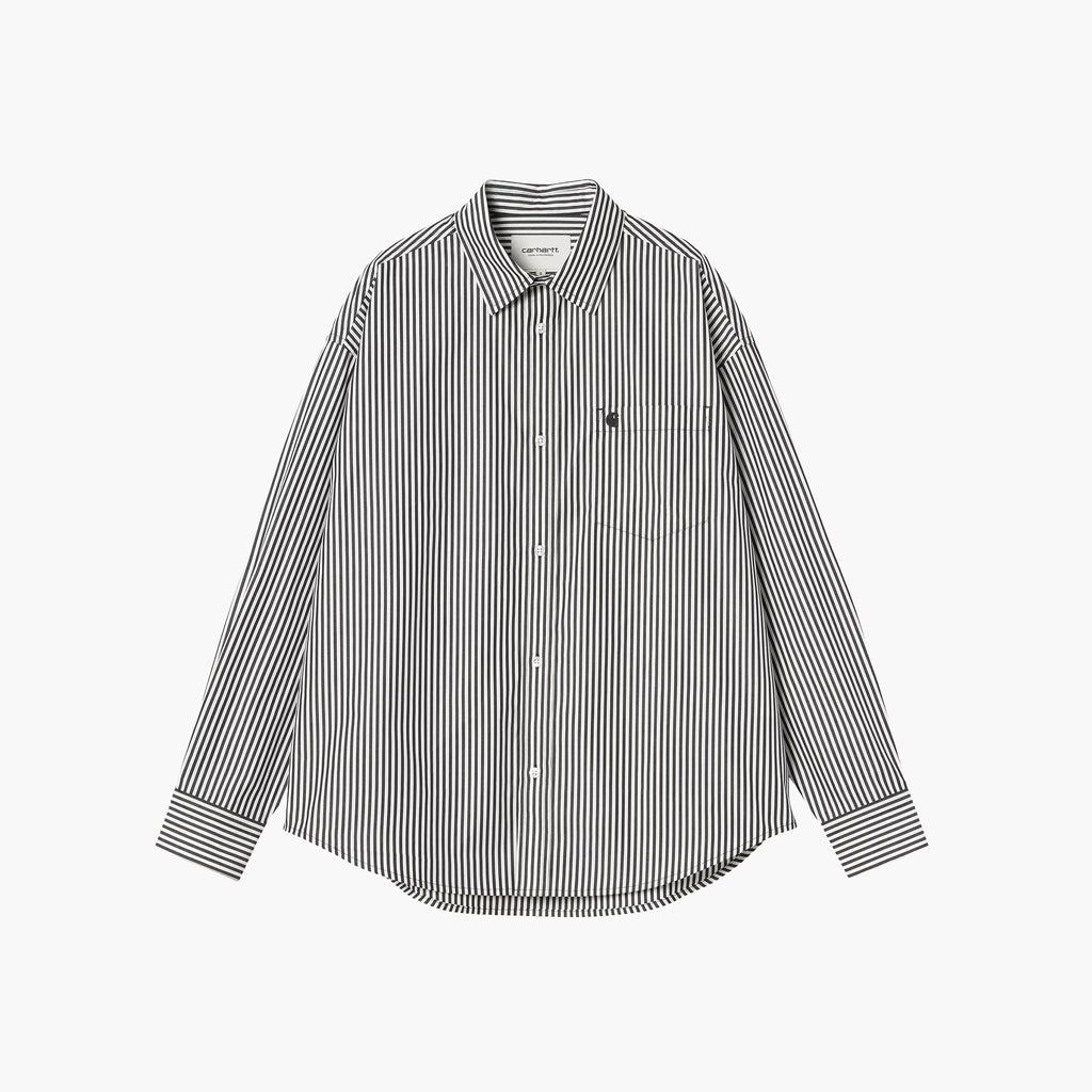 Carhartt WIP Women's L/S Daldry Shirt - Black / Wax