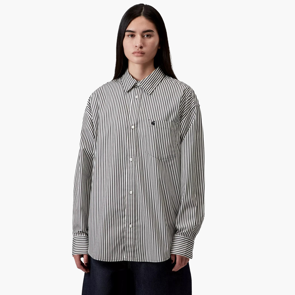 Carhartt WIP Women's L/S Daldry Shirt - Black / Wax