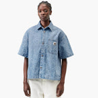Carhartt WIP Women's S/S Snake Lovilia Shirt - Snake Camo