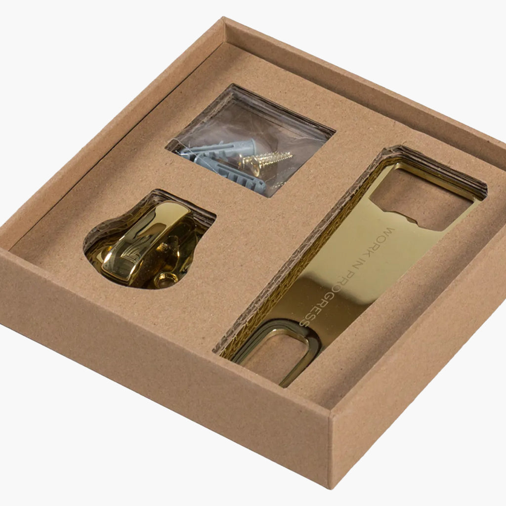 Carhartt WIP Zip Bottle Opener - Gold