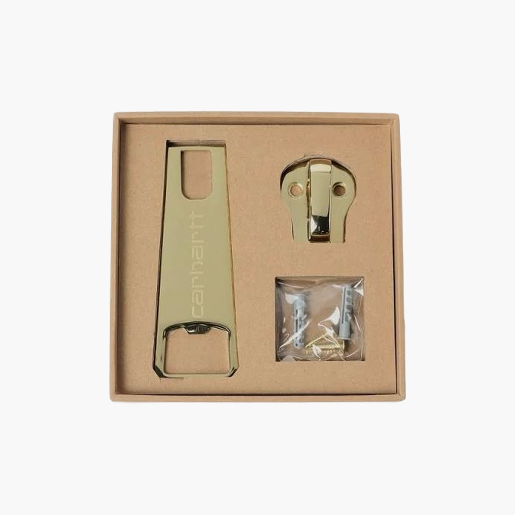 Carhartt WIP Zip Bottle Opener - Gold