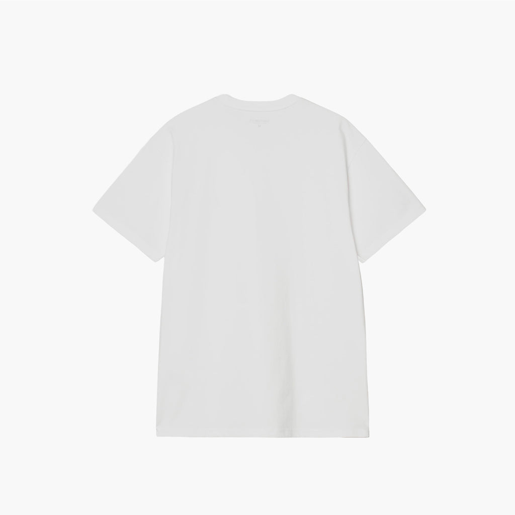 Carhartt WIP Chase T-Shirt Weiß Gold