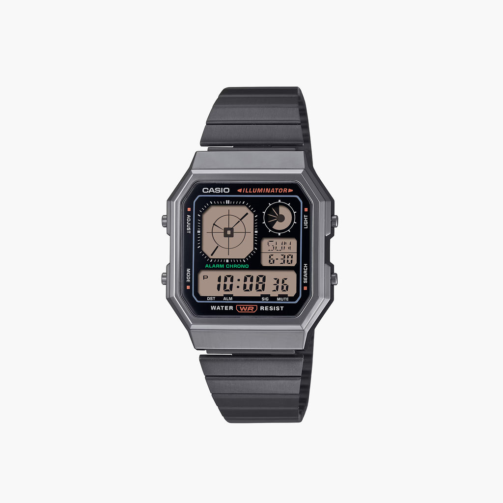 Casio Vintage A168WEGB-1B Schwarz Gold