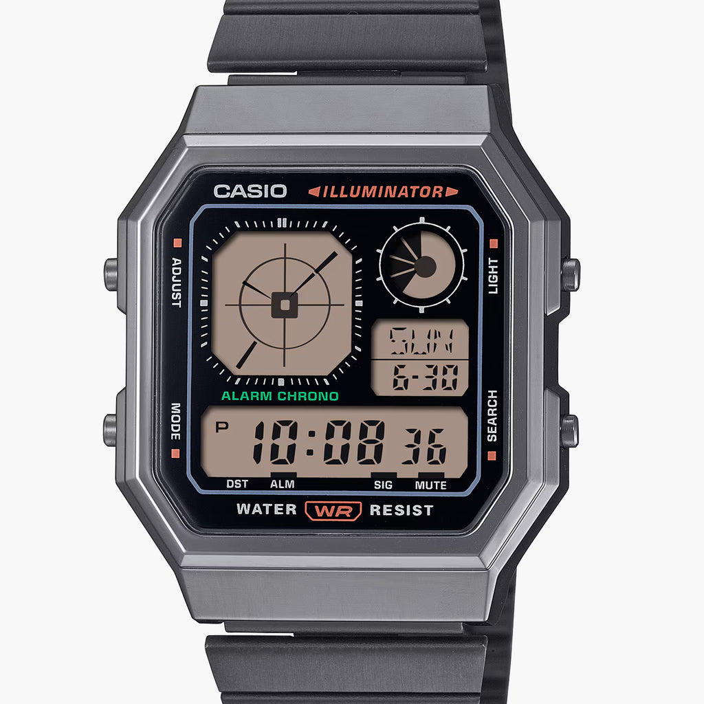 Casio Vintage A168WEGB-1B Schwarz Gold
