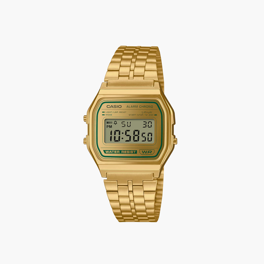 Casio Vintage A168WEGB-1B Schwarz Gold