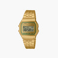 Casio Vintage A168WEGB-1B Schwarz Gold