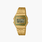 Casio Vintage A168WEGB-1B Schwarz Gold