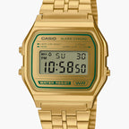 Casio Vintage A168WEGB-1B Schwarz Gold