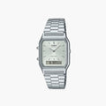 Casio Vintage AQ-230A Series Silver / Silver