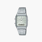 Casio Vintage AQ-230A Series Silver / Silver