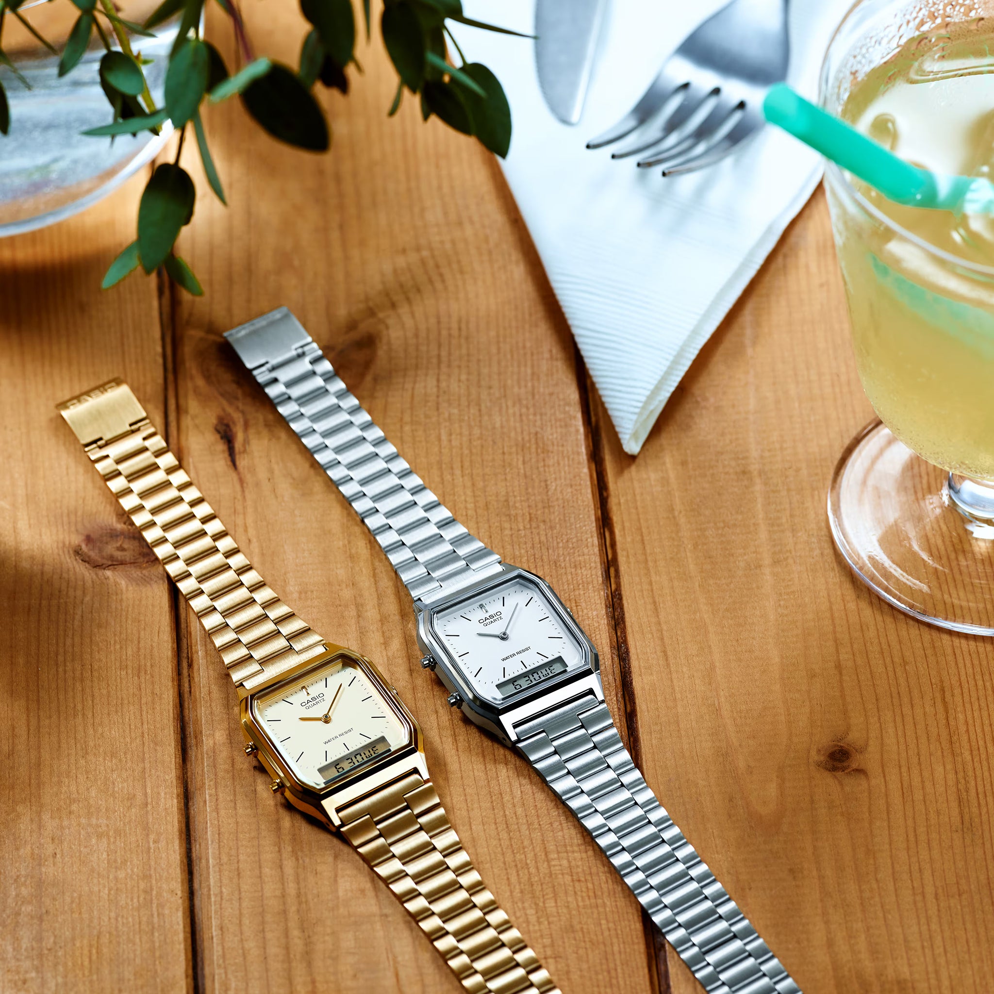 Casio Vintage AQ-230A-9DMQ Gold