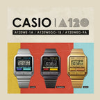 Casio Vintage A168WEGB-1B Schwarz Gold