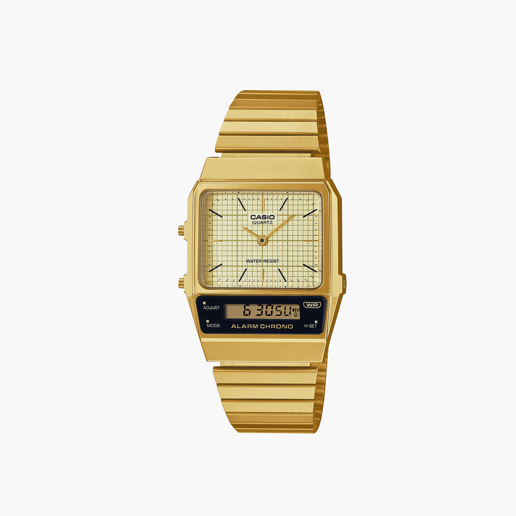 Casio Vintage A168WEGB-1B Schwarz Gold