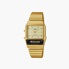 Casio Vintage A168WEGB-1B Schwarz Gold