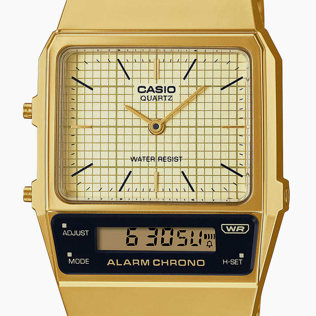 Casio Vintage A168WEGB-1B Schwarz Gold