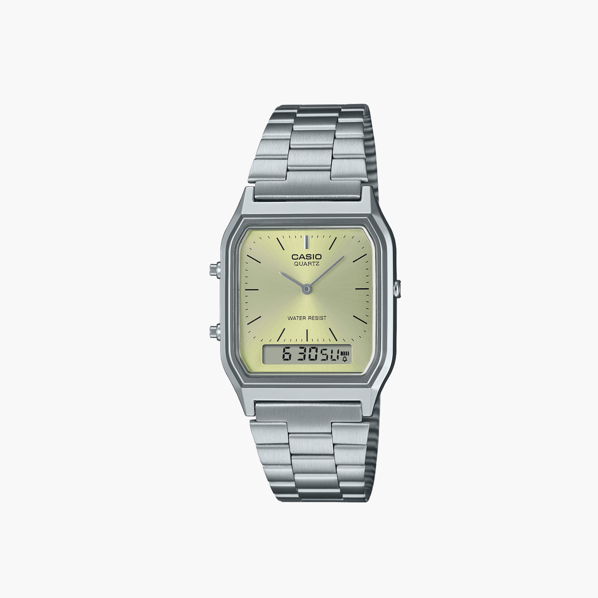 Casio Vintage AQ-230A Series Silver Beige