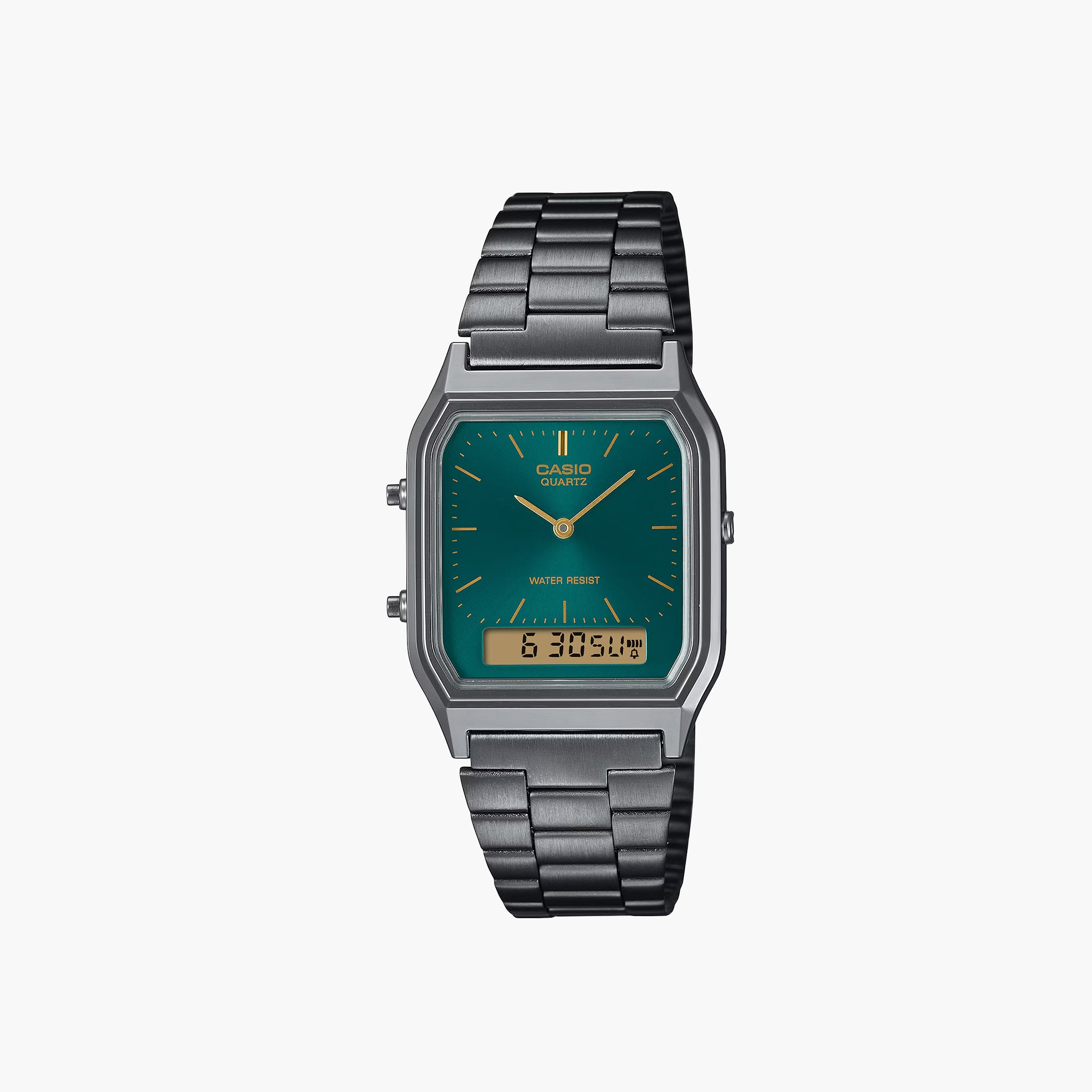 Casio Vintage AQ-230EGG-3A Gunmetal Turquoise