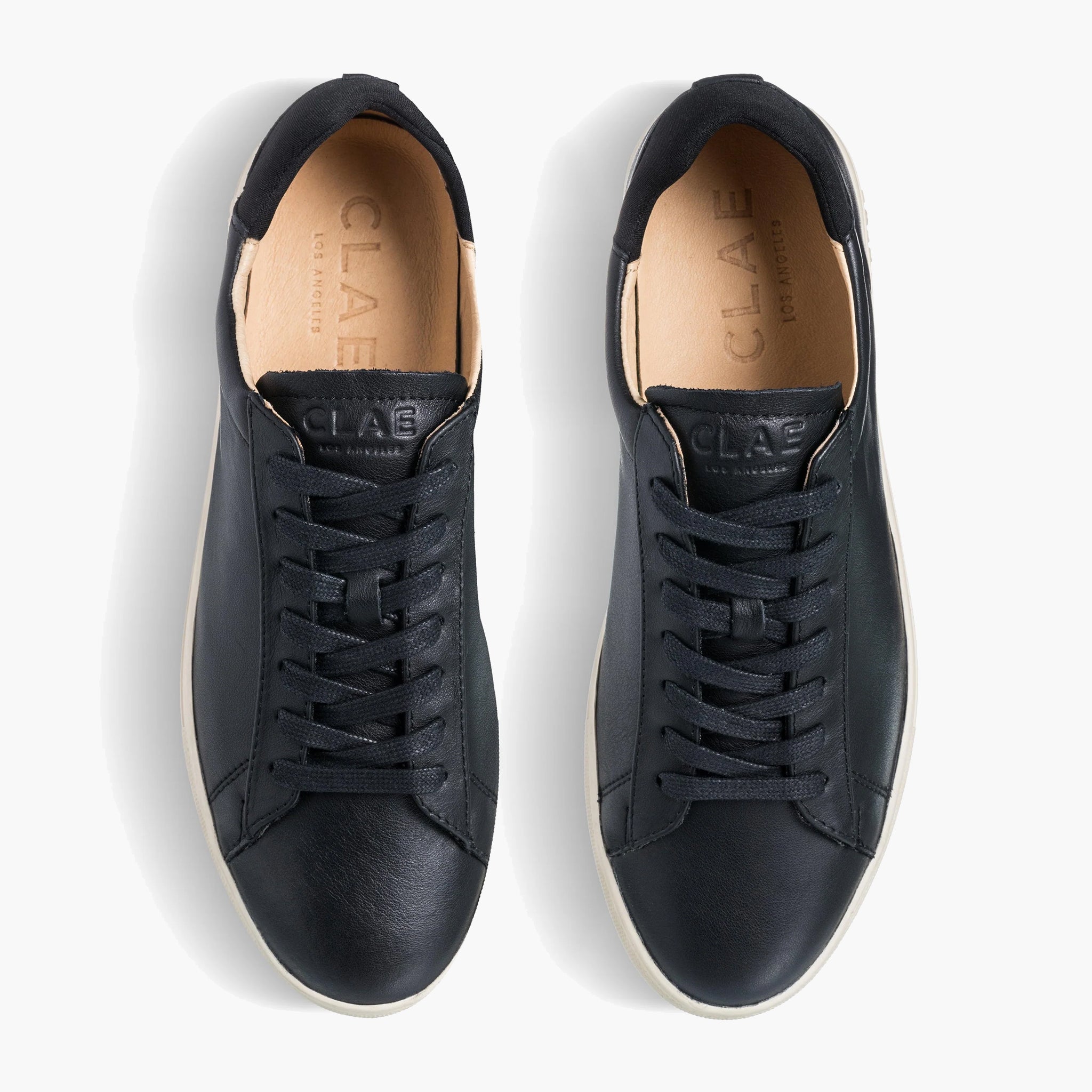 Clae Bradley - Black Milled Leather