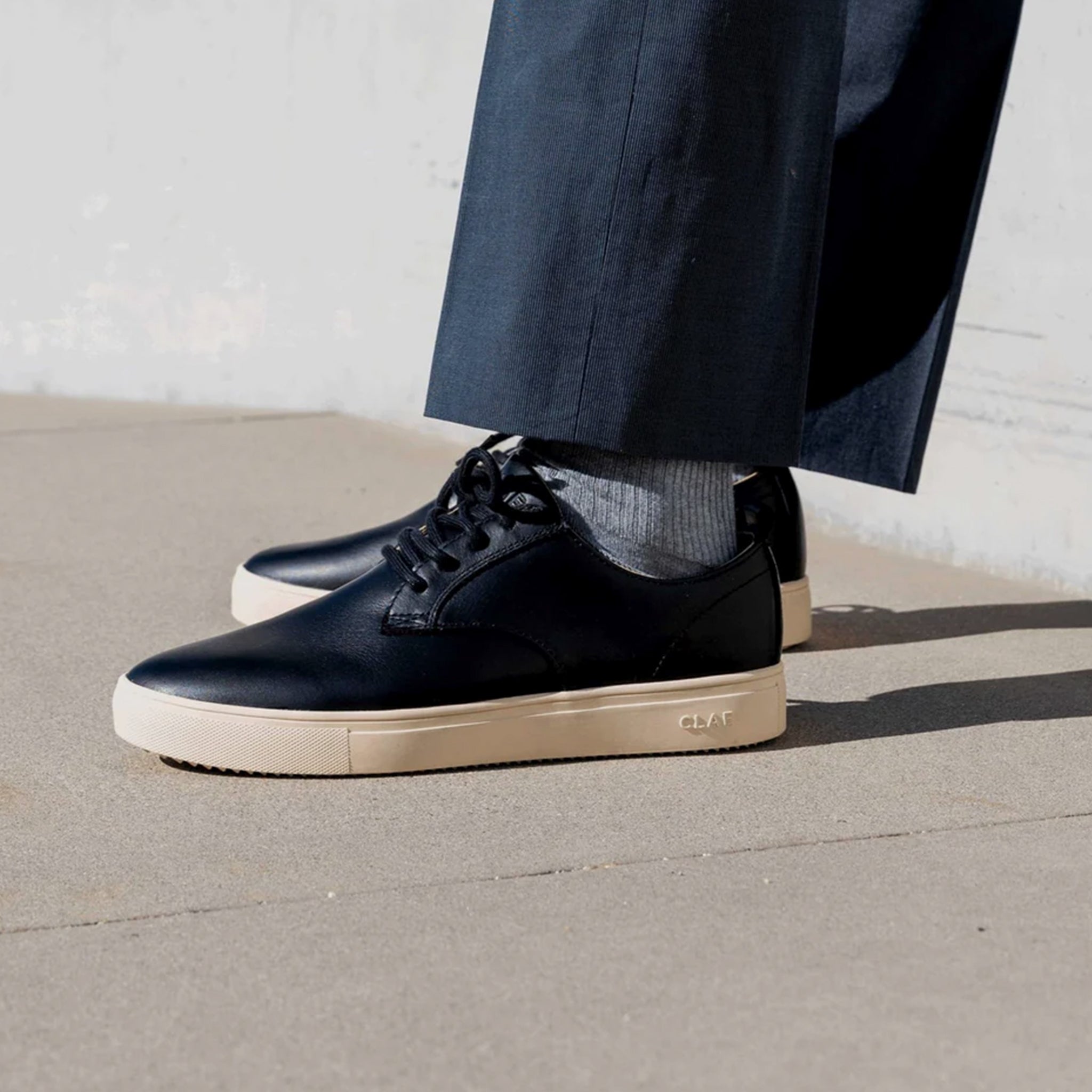 Clae Ellington SP - Black Milled Leather