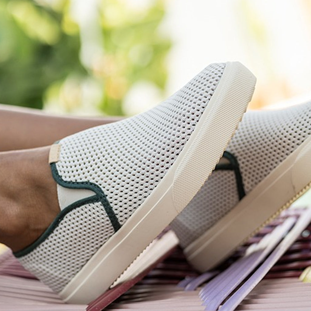 Clae Porter Knit - Eggnog Trekking Green