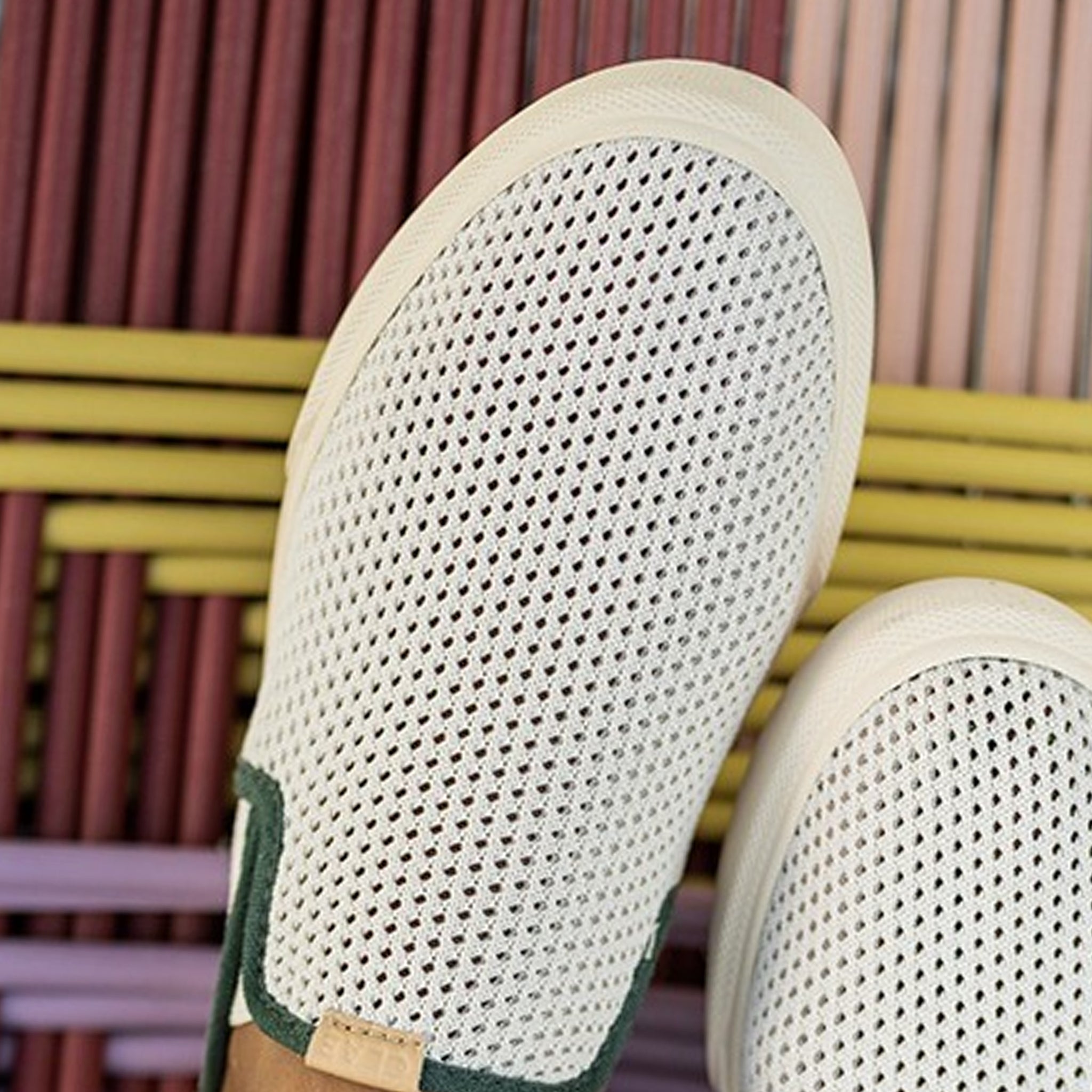 Clae Porter Knit - Eggnog Trekking Green