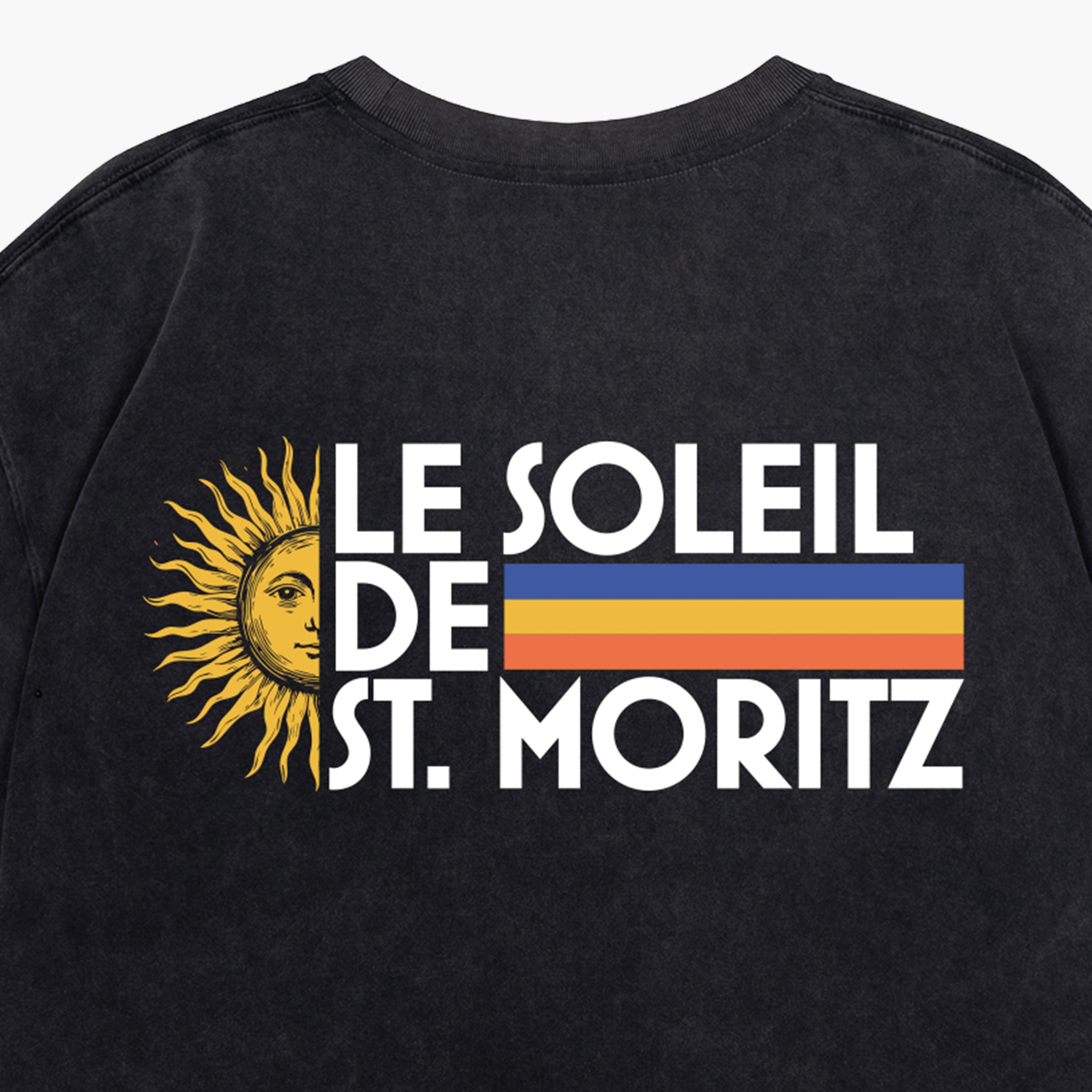 Collectiq Le Soleil T-Shirt - Faded Black
