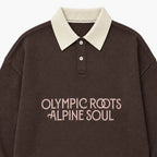Collectiq Olympic Roots Knit Polo - Peppercorn