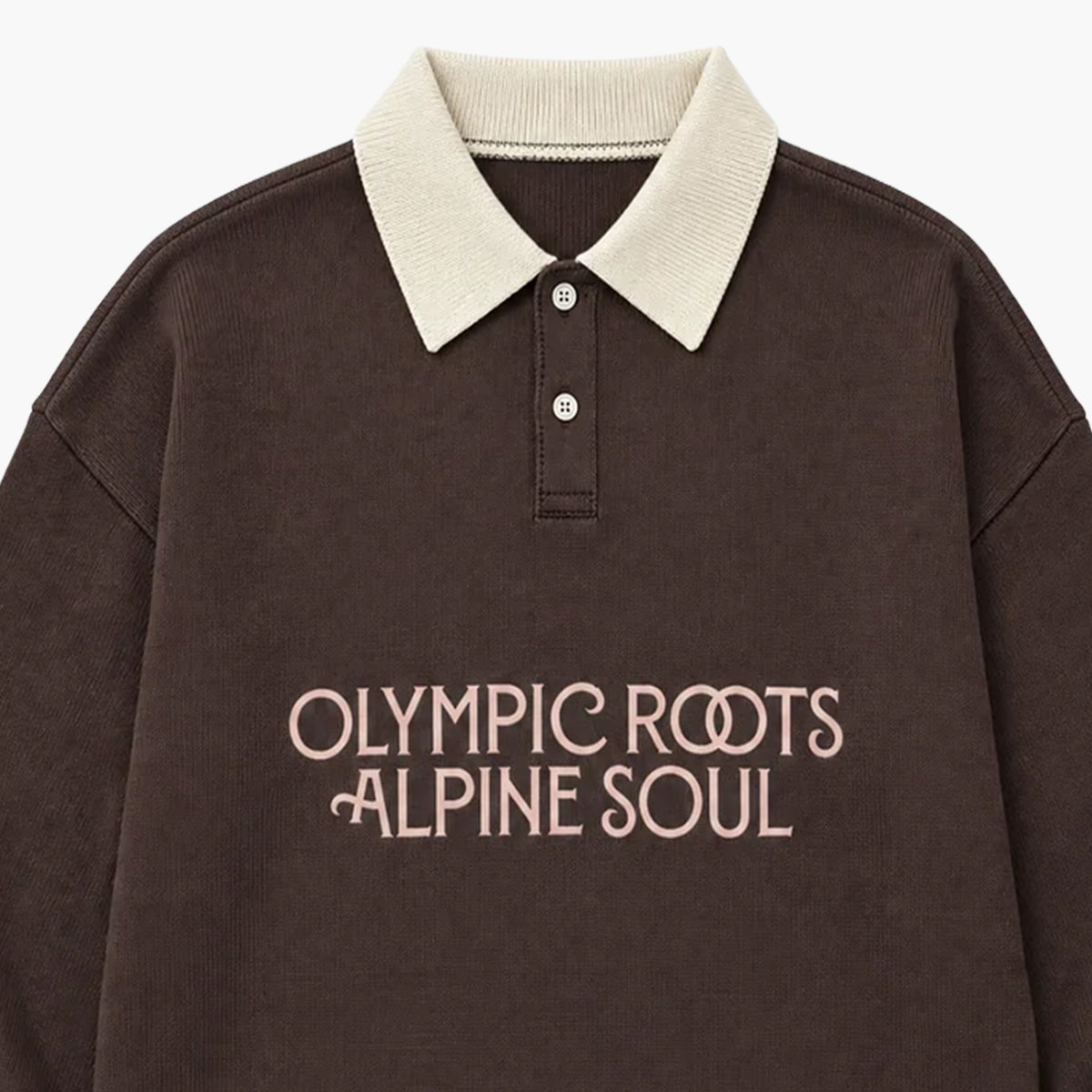 Collectiq Olympic Roots Knit Polo - Peppercorn