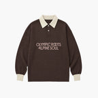 Collectiq Olympic Roots Knit Polo - Peppercorn
