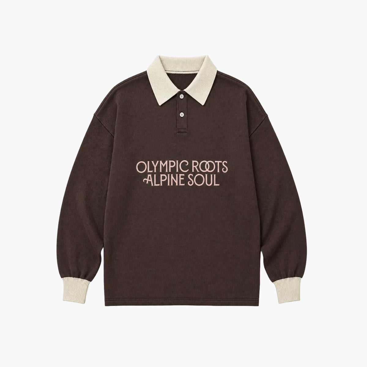 Collectiq Olympic Roots Knit Polo - Peppercorn