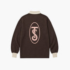 Collectiq Olympic Roots Knit Polo - Peppercorn