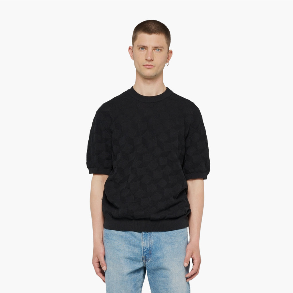 Edwin Block Knitted TS - Black