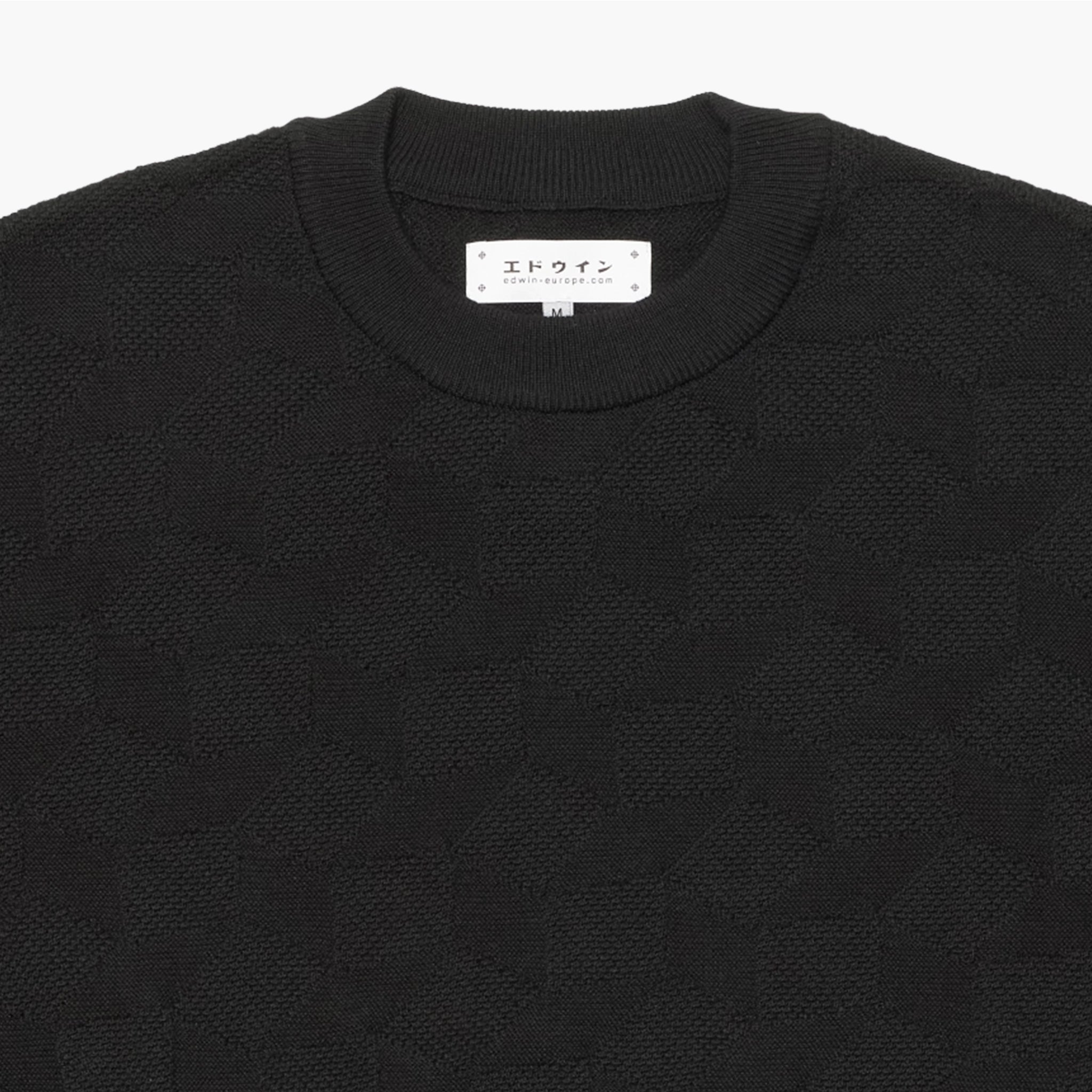 Edwin Block Knitted TS - Black