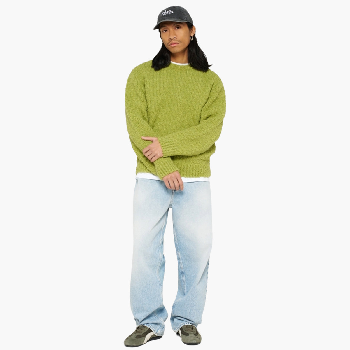 Edwin Dun Textured Sweater - Sweet Pea