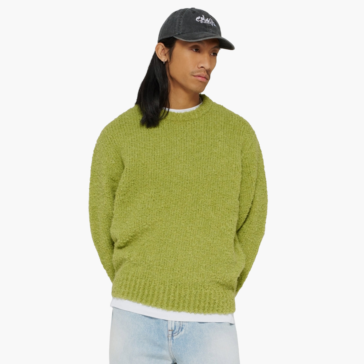 Edwin Dun Textured Sweater - Sweet Pea