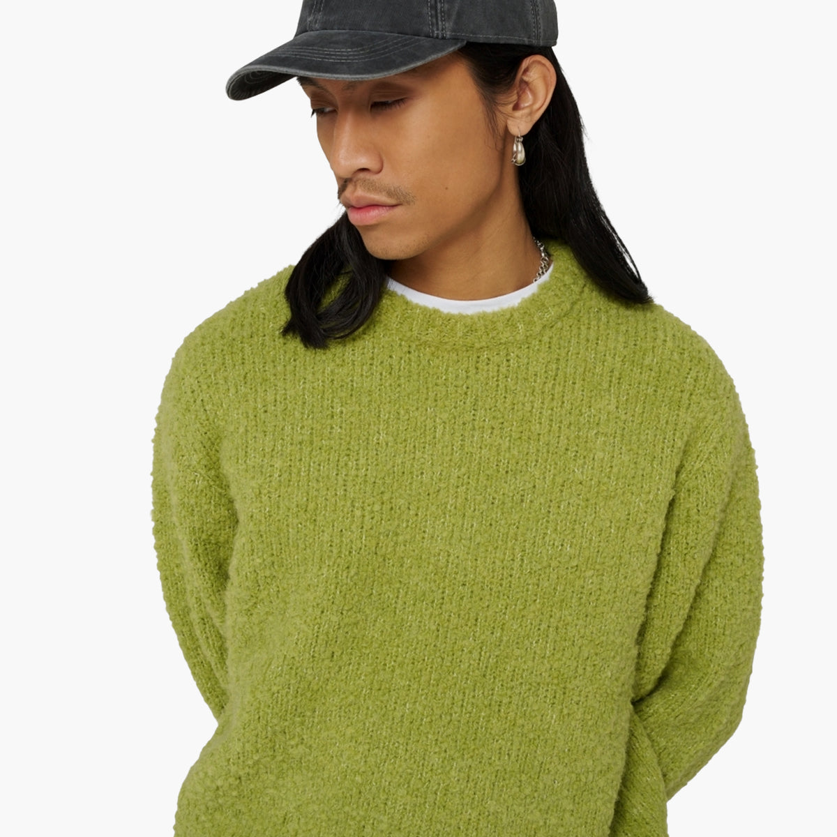 Edwin Dun Textured Sweater - Sweet Pea