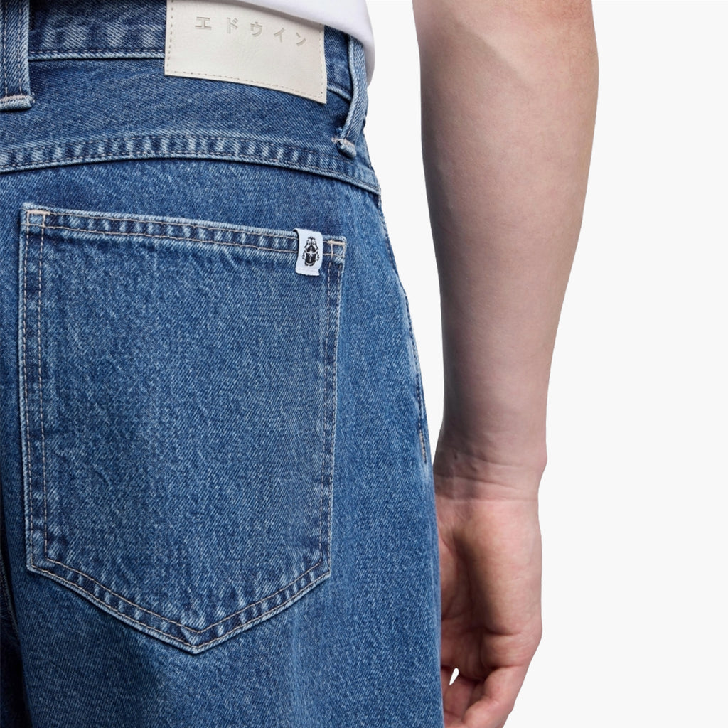 Edwin Matrix Pant Artic Blue Denim - Mid Marble Wash