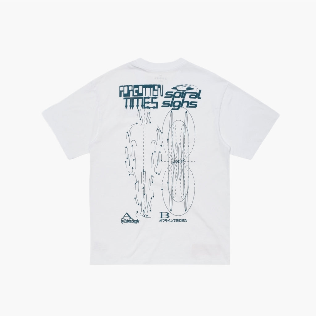 Edwin Spiral Sighs T-Shirt - White