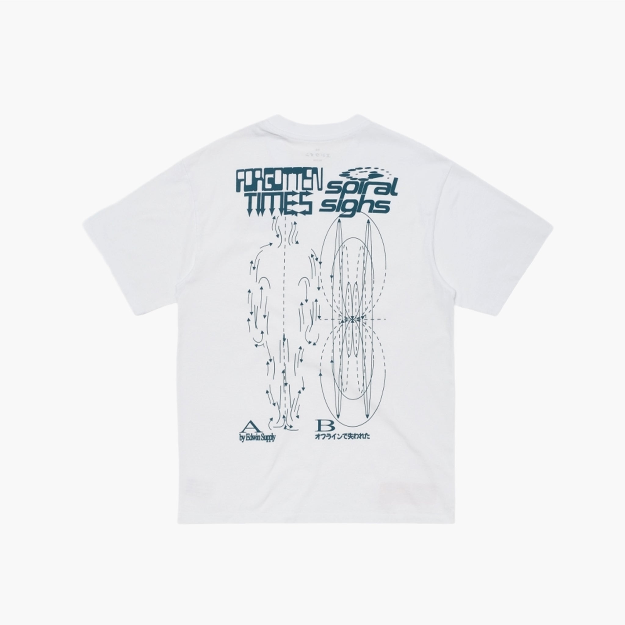 Edwin Spiral Sighs T-Shirt - White