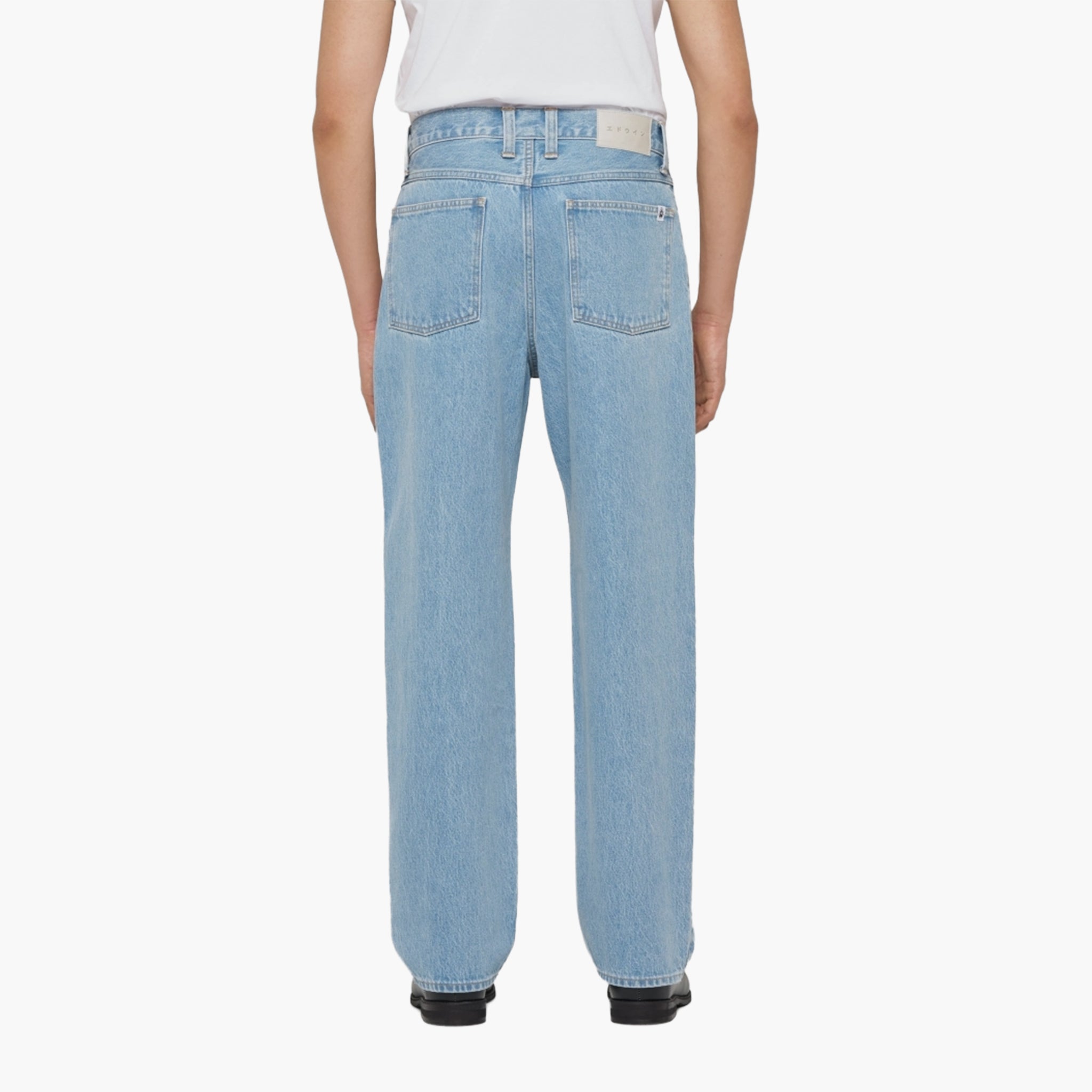 Edwin Tyrell Pant Blue - Heavy Bleach Wash