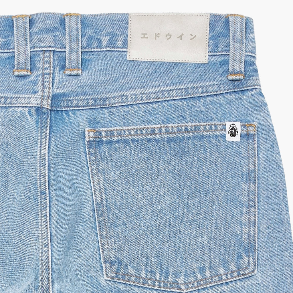 Edwin Tyrell Pant Blue - Heavy Bleach Wash