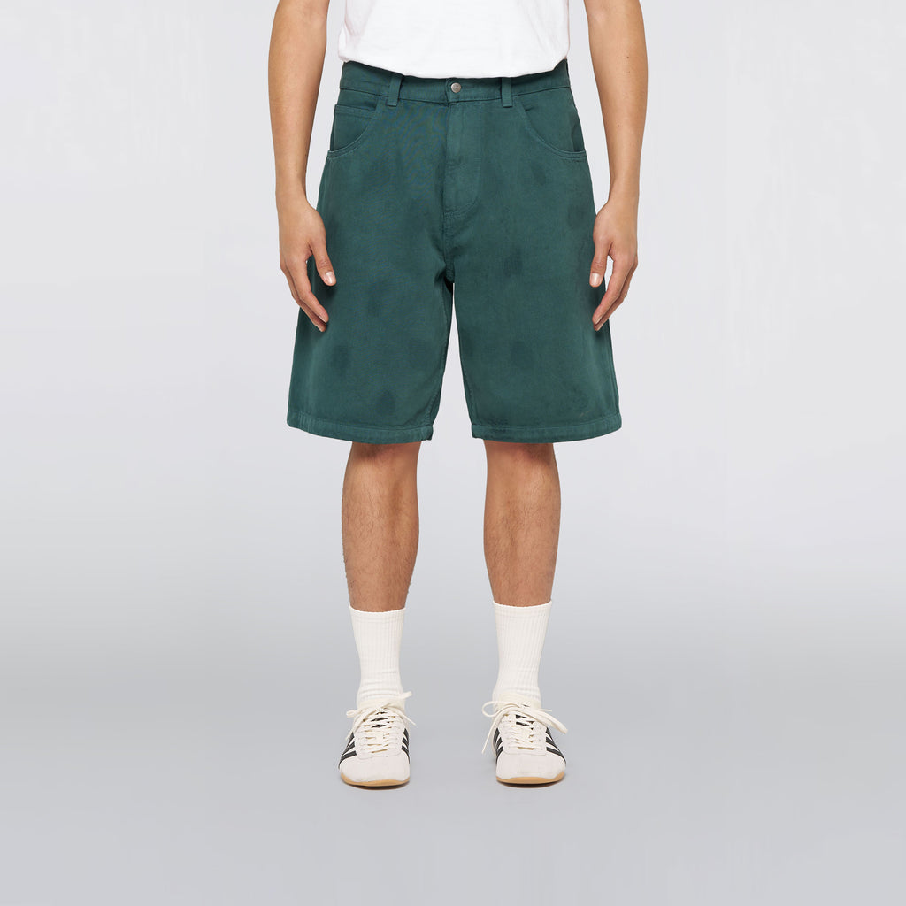 Edwin Worker Short Blue Emerald