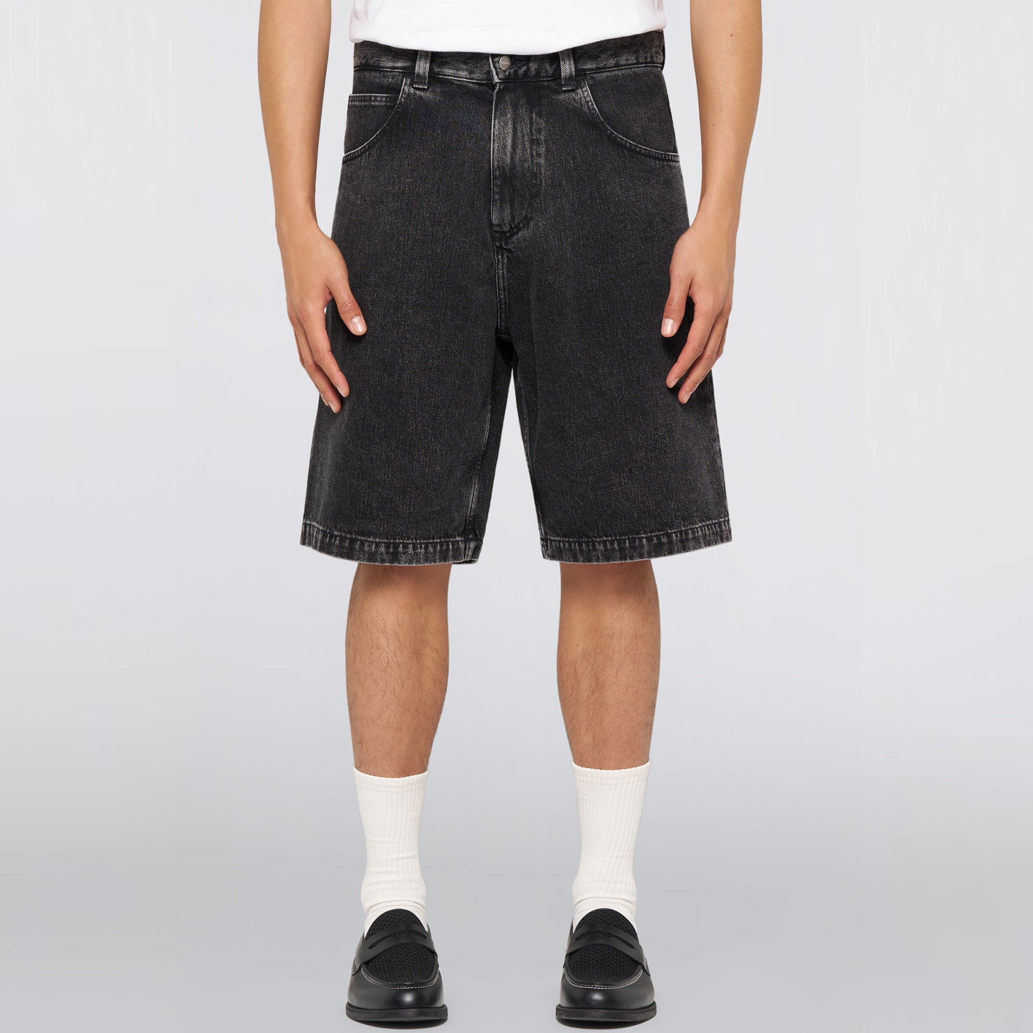 Edwin Worker Short Black Matt Wash