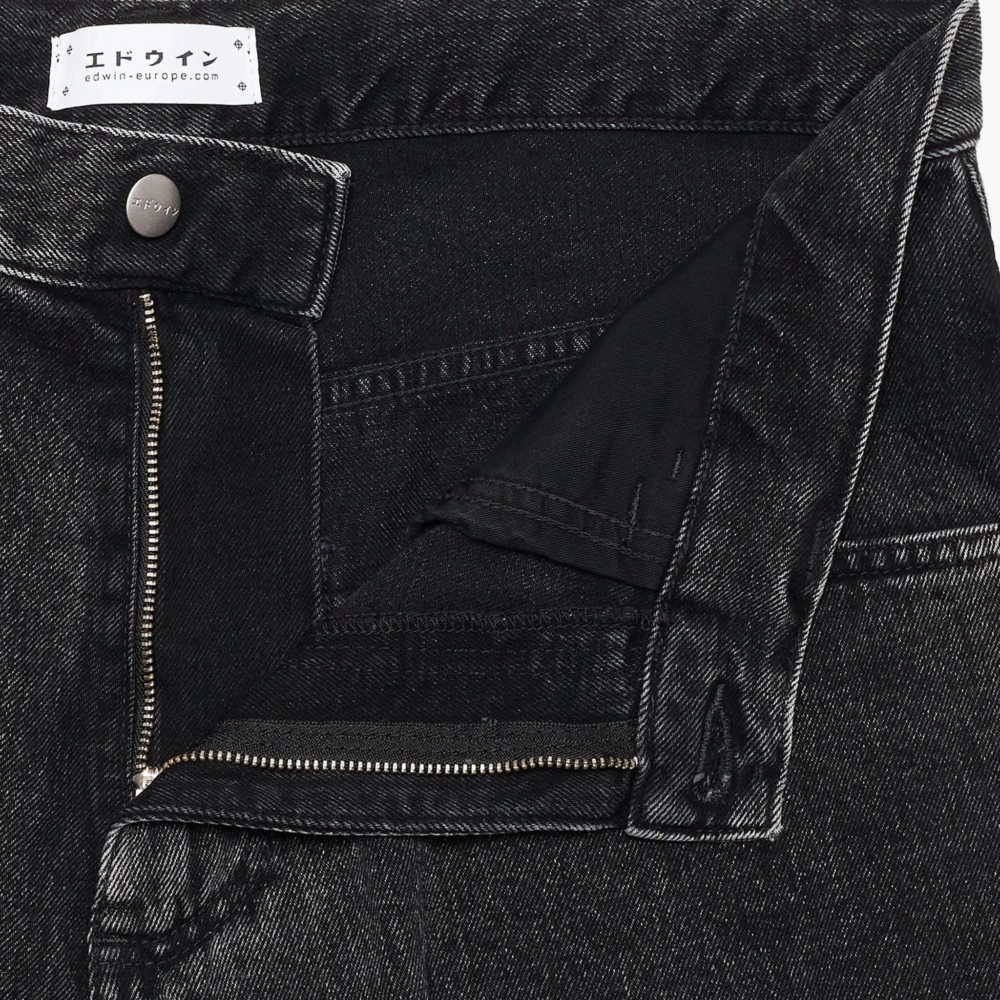 Edwin Worker Short Black Matt Wash