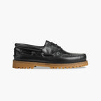 Garment Project Ollie Boatsschuh Black / Gum Leather