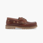 Garment Project Ollie Boat shoe Black / Gum Leather